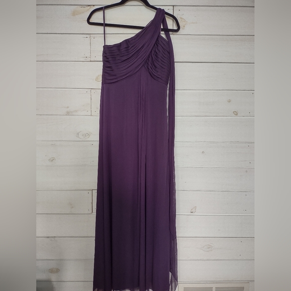 Alexander Faux Fur Knit Maxi Dress - Plum